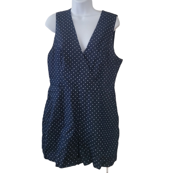 BCBG Maxazria Polka Dot Romper Size 10 - Picture 3 of 7